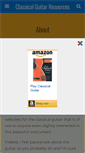 Mobile Screenshot of classical-guitar-resources.com